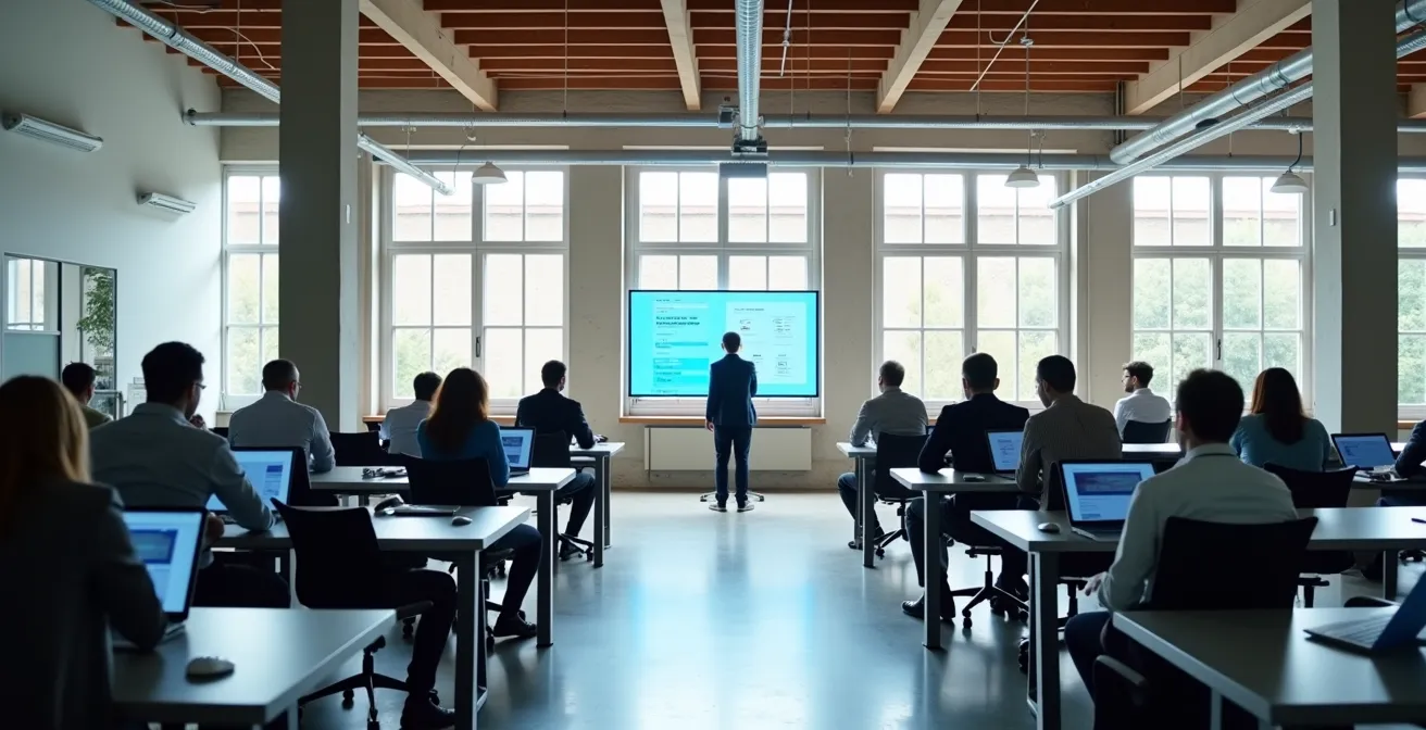 Team PMI italiana durante sessione di formazione CRM con approccio micro-learning