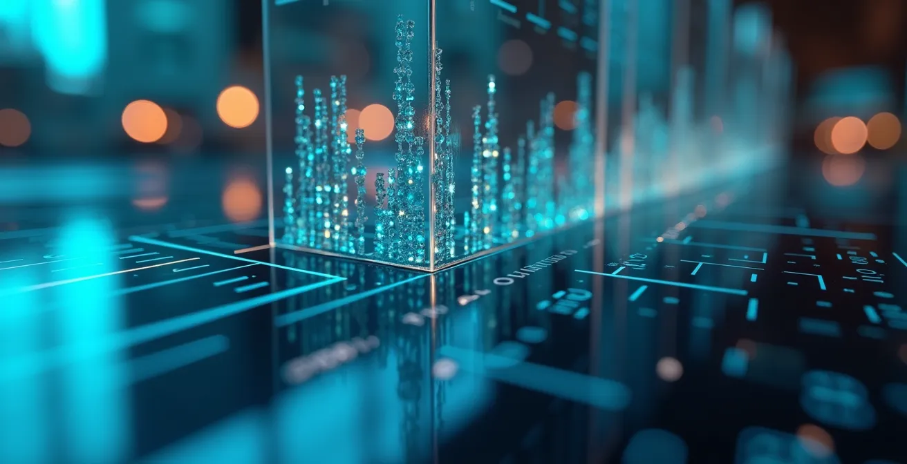 Dashboard digitale investor relations con grafici e metriche aziendali