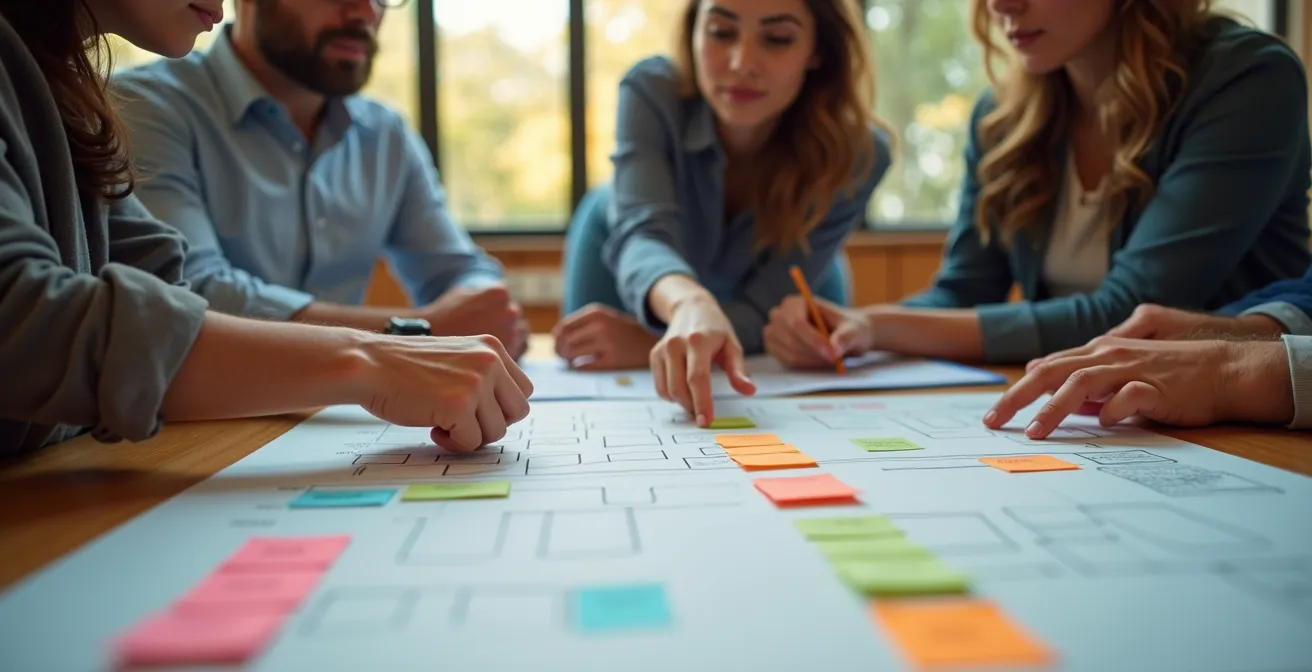 Flusso di lavoro collaborativo per la definizione della struttura semantica prima del design